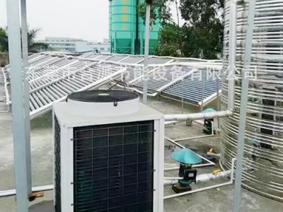 Air energy water heater installation